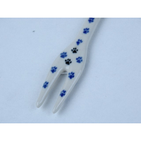 Bunzlau lange vork / prikker 21,5 cm  * C63 -1771 katten pootjes *