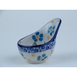 Bunzlau maatschepje / eierdopje 5,3 cm. * D75-2276 viooltje *