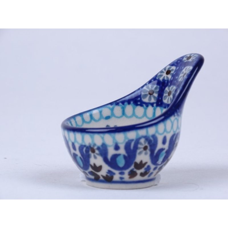 Bunzlau maatschepje / eierdopje 5,3 cm. * D75-1026 *