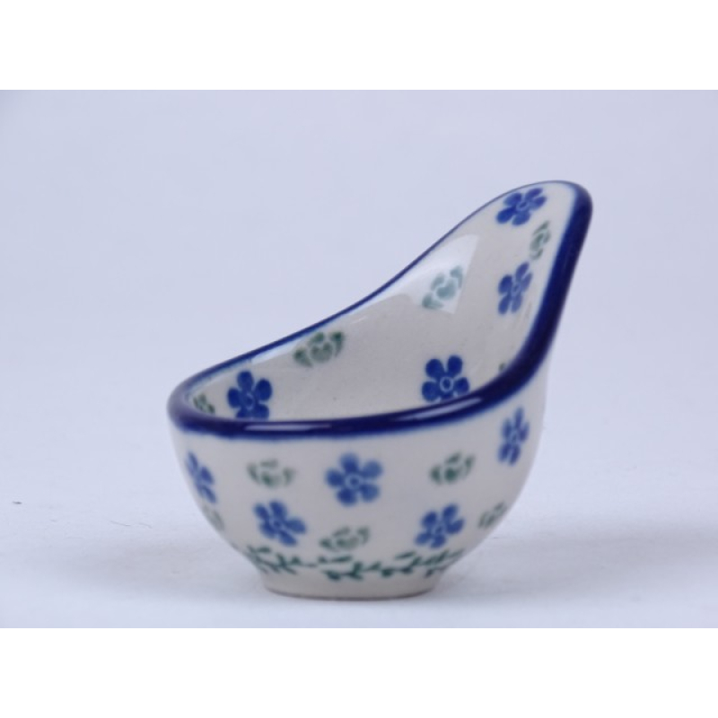 Bunzlau maatschepje/ eierdopje 5,3 cm. * D75-1979 *