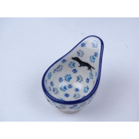 Bunzlau maatschepje / eierdopje 5,3 cm. * D75-2151 teckel *