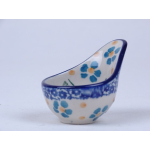 Bunzlau maatschepje / eierdopje 5,3 cm. * D75-2276 viooltje *