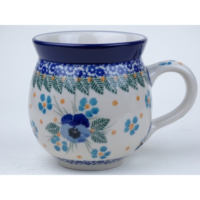 Bunzlau bol mok  240 ml  * 05-2276 viooltjes *