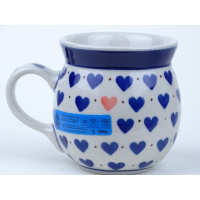 Bunzlau bol mok 240 ml. * 05-570 hartjes *