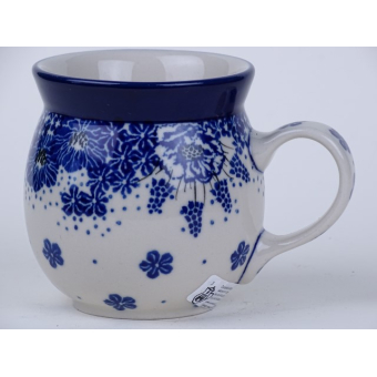 Bunzlau bol mok  240 ml  * 05-1975 blauwe druifjes *