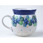 Bunzlau bol mok  240 ml  * 05-2339 viooltjes *