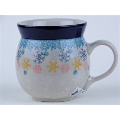Bunzlau boeren bol mok 240 ml * 05- 2713 Winter * Bunzlau boeren bol mok 240 ml * 05- 2713 Winter *