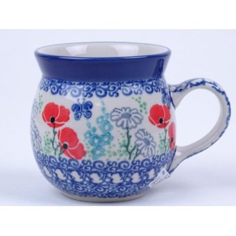 Bunzlau bol mok  240 ml  * 05-2901 klaproos *