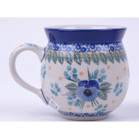 Bunzlau bol mok 350 ml. * 70- 2276 viooltjes *