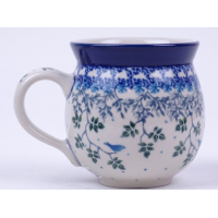 Bunzlau bol mok 350 ml.   * 070-2830 vogeltjes *