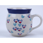 Bunzlau bol mok 350 ml.   * 70 -2923 hartjes *