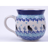 Bunzlau bol mok 500 ml. * 73-2855 poesje *