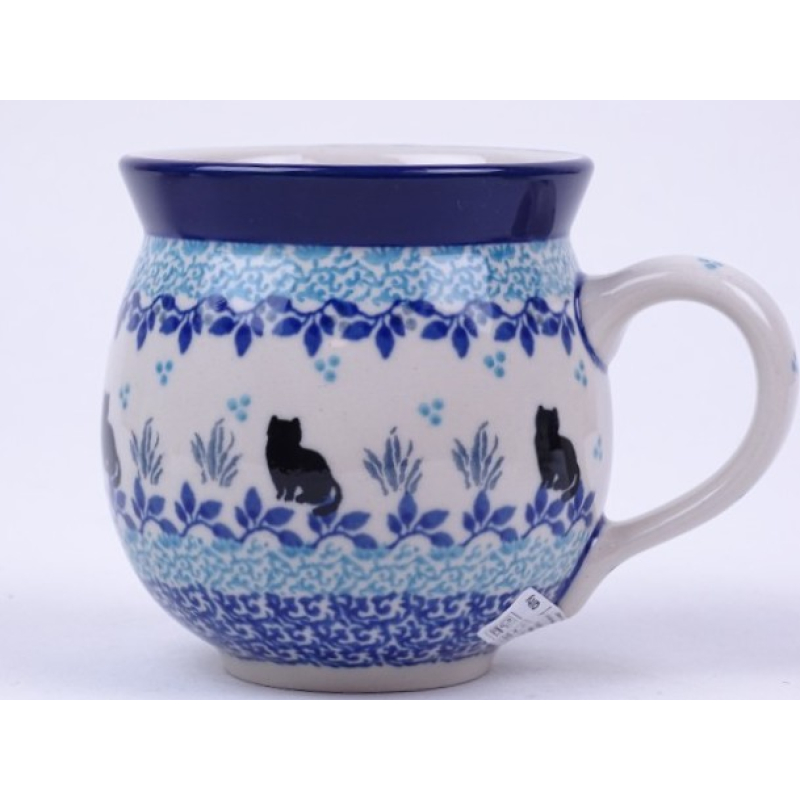 Bunzlau bol mok 500 ml. * 73-2855 poesje *