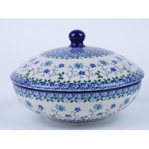 Bunzlau bonbonniere 17 cm breed. * C55-2785 *