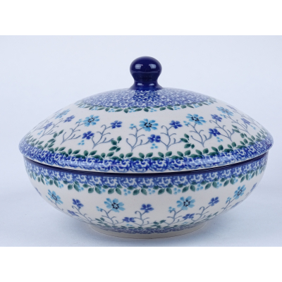 Bunzlau bonbonniere 17 cm breed. * C55-2785 *