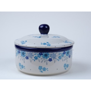 Bunzlau bonbonnière/ snoepjes pot 10 cm hoog. * 408-2857 konijntje  *