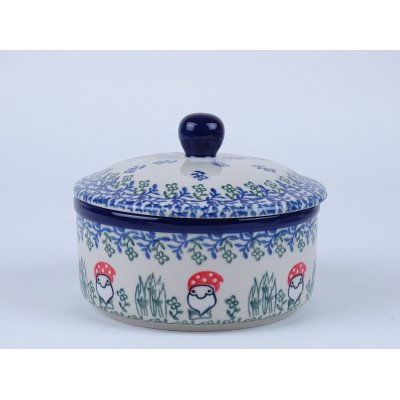 Bunzlau bonbonnière/ snoepjes pot 10 cm hoog. * 408-2780 kaboutertjes * Bunzlau bonbonnière/ snoepjes pot 10 cm hoog. * 408-2780 kaboutertjes *