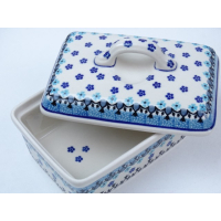 Bunzlau botervloot 10 cm. hoog * 010-1984 *