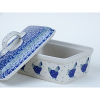 Bunzlau botervloot hoog 10 cm.  * 010-2597 kippen *