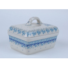 Bunzlau botervloot hoog 10 cm.  * 010-2858 hert *