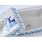 Bunzlau botervloot hoog 10 cm.  * 010-2858 hert *