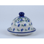 Bunzlau botervloot rond klein 9,5 cm. * C04-1823 *