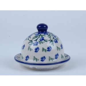 Bunzlau botervloot rond klein 9,5 cm. * C04-1823 *