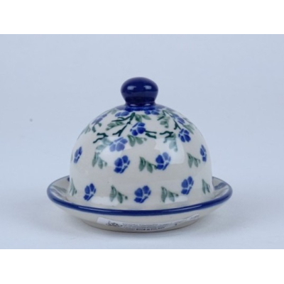 Bunzlau botervloot rond klein 9,5 cm. * C04-1823 *