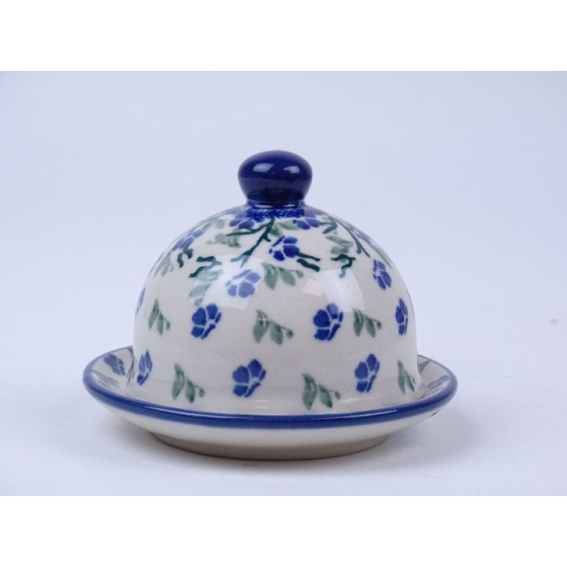 Bunzlau botervloot rond klein 9,5 cm. * C04-1823 *