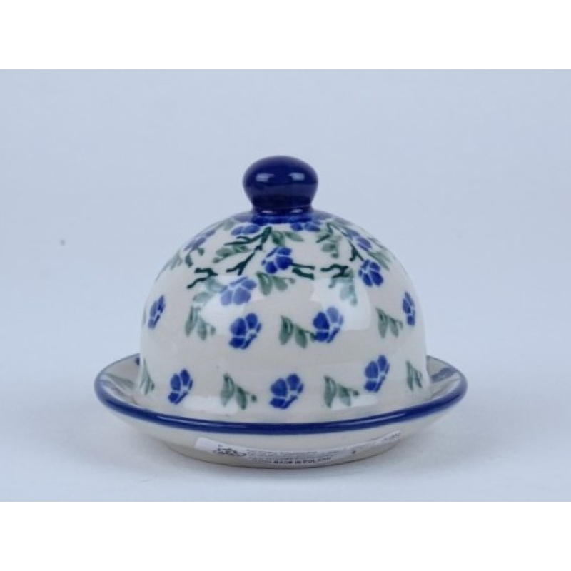 Bunzlau botervloot rond klein 9,5 cm. * C04-1823 *