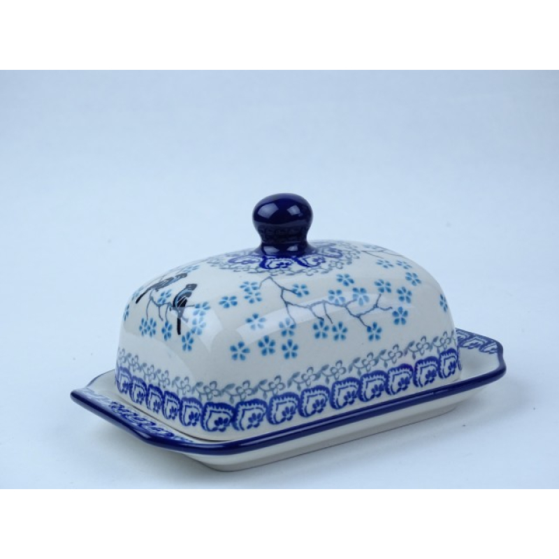 Bunzlau botervloot klein 15 cm. * A71-2805 vogeltjes *