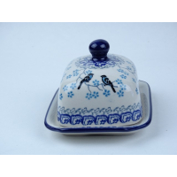 Bunzlau botervloot klein 15 cm. * A71-2805 vogeltjes *