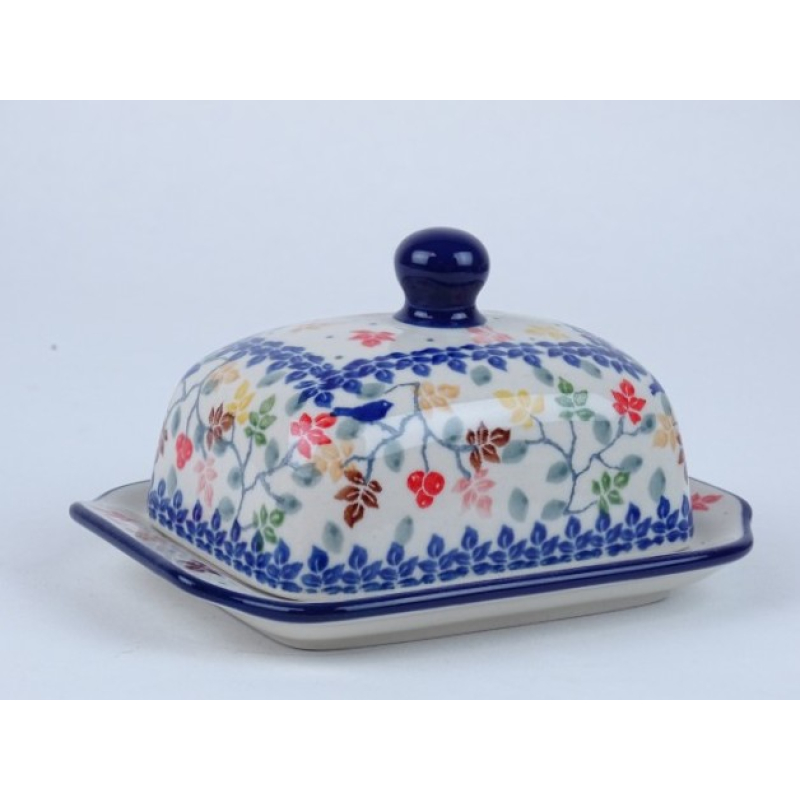 Bunzlau botervloot klein 15 cm. * A71-3208 vogeltjes *