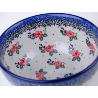 Bunzlau bowls on foot 14 cm * 206-1525 roosjes *