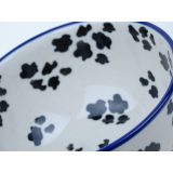 Bunzlau bowls on foot 14 cm  * 206-2416 koeien vlekken *