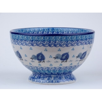Bunzlau bowl on foot 14 cm * 206-2706 *