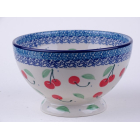 Bunzlau bowls on foot 14 cm * 206-2715 kersen *