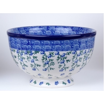 Bunzlau bowls on foot 18,5 cm * A15-1823 *