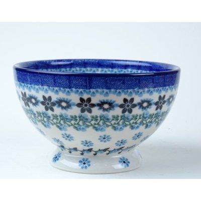 Bunzlau bowls on foot 14 cm * 206-1827 * Bunzlau bowls on foot 14 cm * 206-1827 *