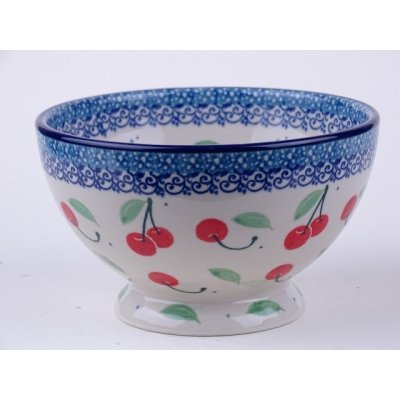 Bunzlau bowls on foot 14 cm * 206-2715 kersen *