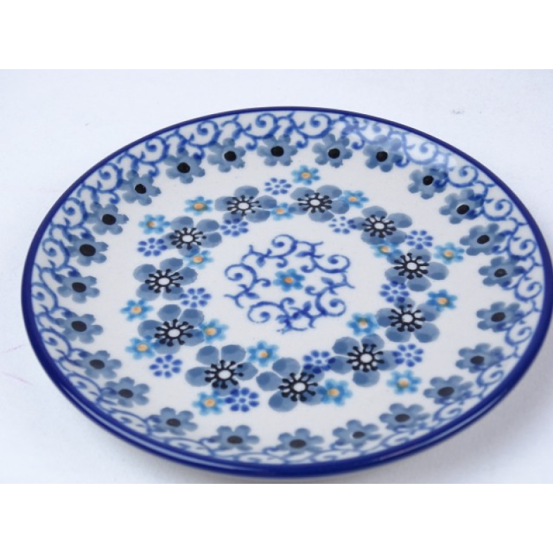 Bunzlau cake bordje 12,5 cm.  * D21-2084 *
