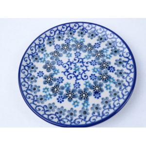 Bunzlau cake bordje 12,5 cm.  * D21-2084 *