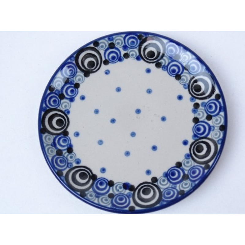 Bunzlau cakebordje 12,5 cm. * D21-cirkels *