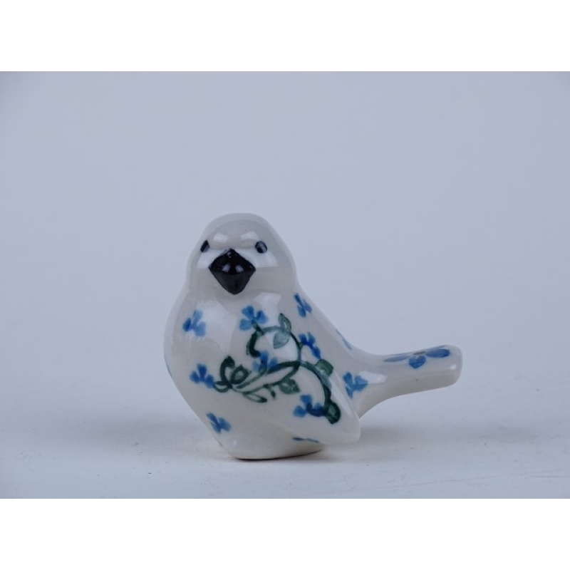 Bunzlau mini vogeltje 5 cm. * D87-2000 *