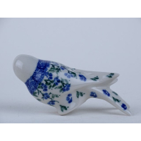 Bunzlau mini vogeltje 10,5 cm. * E40-1823 *