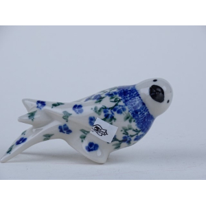 Bunzlau mini vogeltje 10,5 cm. * E40-1823 *
