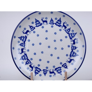 Bunzlau dinerbord 25,5 cm.  * 257-1931 kerst *