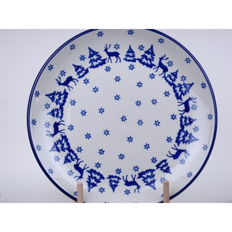 Bunzlau dinerbord 25,5 cm.  * 257-1931 kerst *