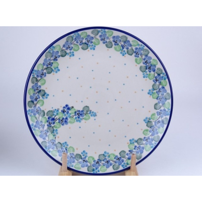 Bunzlau dinerbord 25,5 cm * 257-2339 viooltjes * Bunzlau dinerbord 25,5 cm * 257-2339 viooltjes *