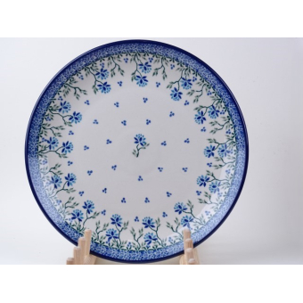 Bunzlau dinerbord 25,5 cm.   * 257-2415 groene takjes *